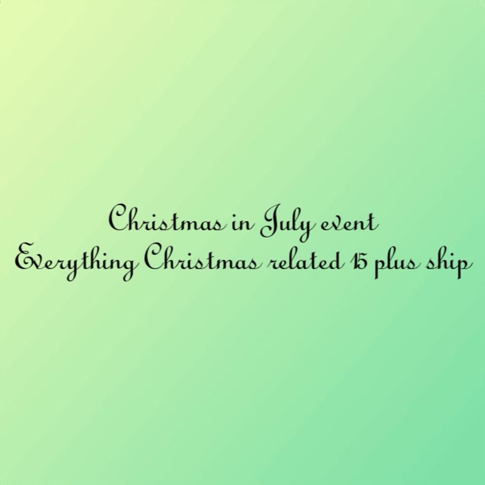 Diamond painting Christmas in July event